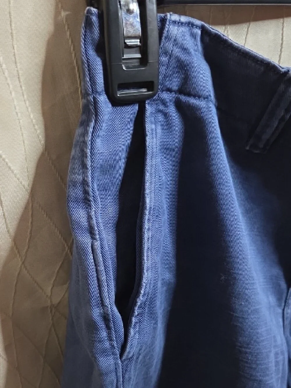Polo by Ralph Lauren Indigo Flat-Front‎ Cotton Shorts